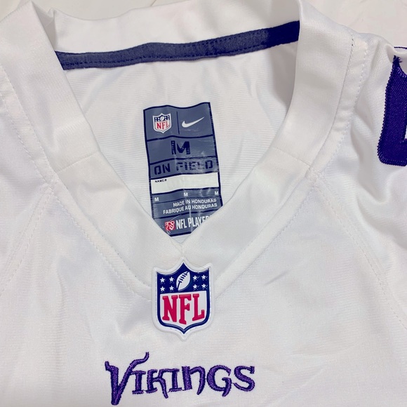 NFL NIKE ON FIELD Minnesota Vikings Peterson #28 Jersey - Picture 6 of 9